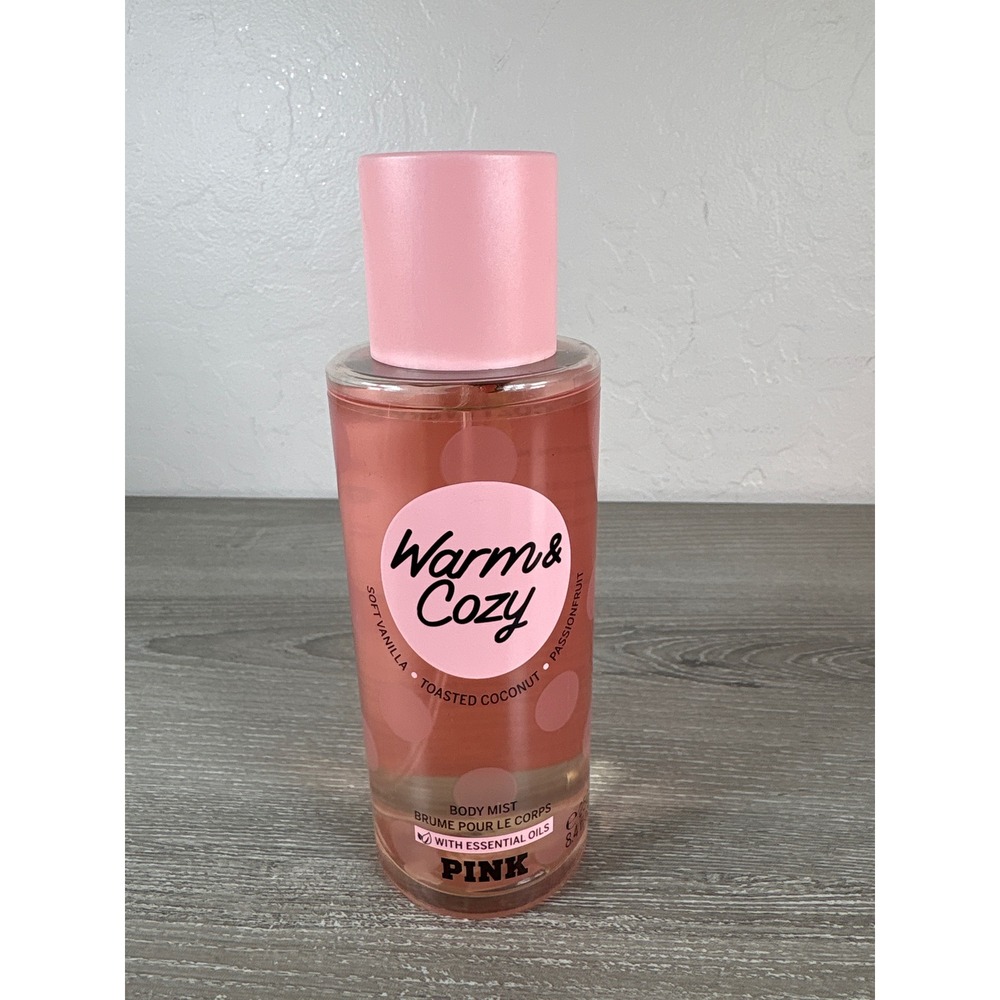 Victoria's Secret PINK Warm & Cozy Body Mist 8.4oz Vanilla Coconut Passionfruit